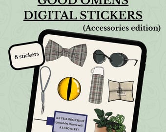 AUTOCOLLANTS NUMÉRIQUES Good Omens – Édition Accessoires