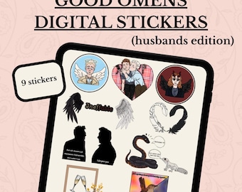AUTOCOLLANTS NUMÉRIQUES Good Omens – Édition mari