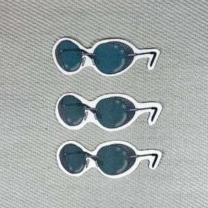 Good omens | Crowley and Aziraphale's accessories glossy and splashproof stickers image 6