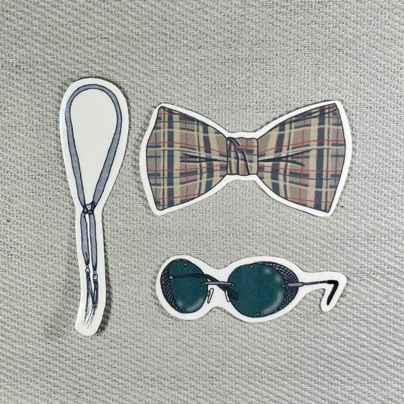 Good omens | Crowley and Aziraphale's accessories glossy and splashproof stickers
