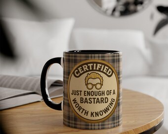 De bons présages | Juste ce qu'il faut d'un bâtard à connaître Mug de Zazzle.be Liste d'envies Vous avez des idées ? 11 onces