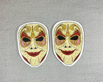 Pegatinas brillantes y resistentes a las salpicaduras de Doctor Who / Máscara