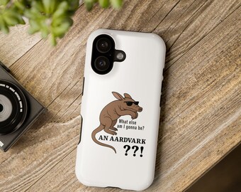 De bons présages | Coque de portable Crowley As An Aardvark | Boîtier résistant aux chocs