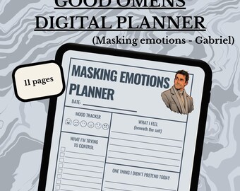 Agenda numérique Masking Emotions inspiré de Gabriel | De bon augure