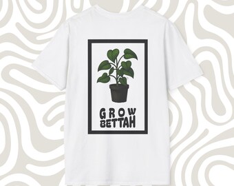 De bons présages | T-shirt d'illustration de plante Bettah de Crowley Grow |