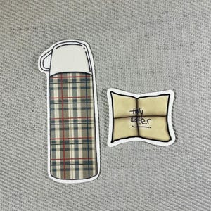 Good omens | Holy water set of glossy and splashproof stickers