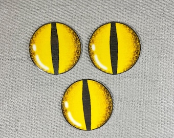 De bon augure | Stickers yeux de Crowley brillants et résistants aux éclaboussures
