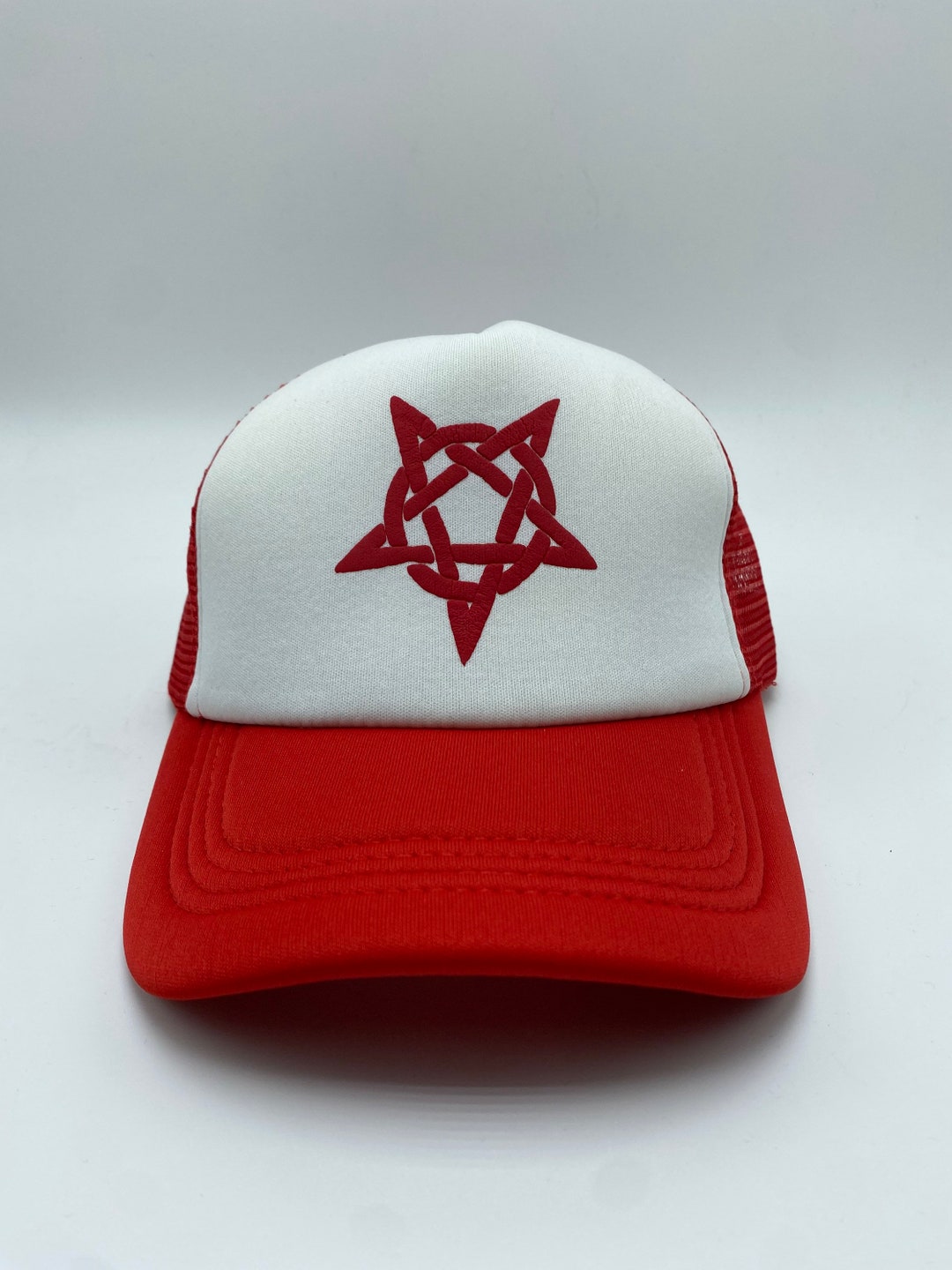 Playboi Carti Whole Lotta Red Opium Pentagram Star Inspired Trucker Hat