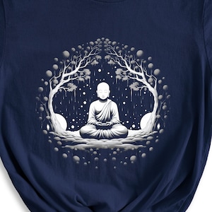 Buddha tshirt buddha shirt buddha t shirt unisex yoga shirt yoga t shirt meditation shirt yoga gift for her zen shirt spiritual shirt