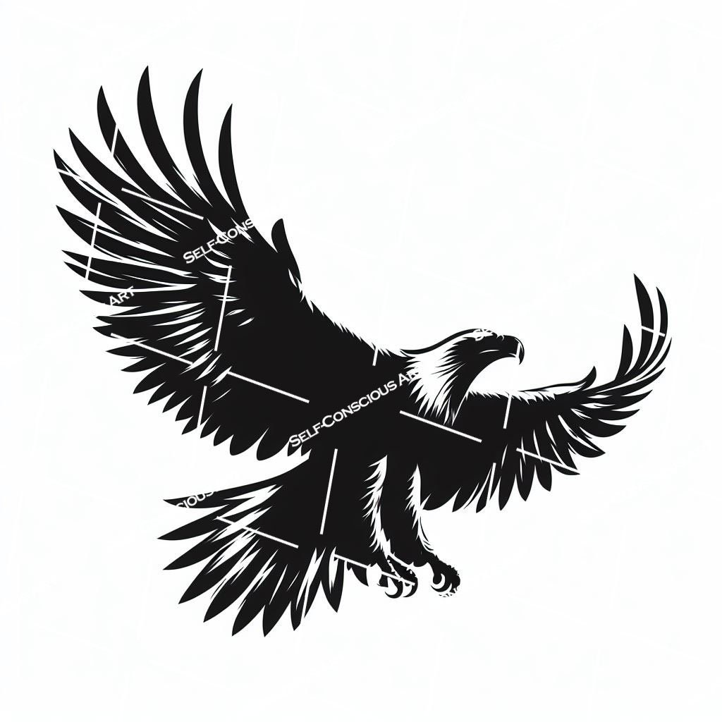 Flying Eagle SVG Eagle Png Eagle Silhouette Svg Bald Eagle Svg American ...