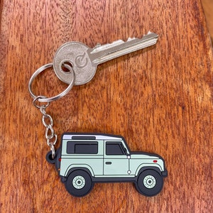 Sleutelhanger Landrover Defender 90 - Heritage Green