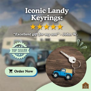 Land Rover Keyrings - Multiple Models and Colours. SHOP LINK in description
