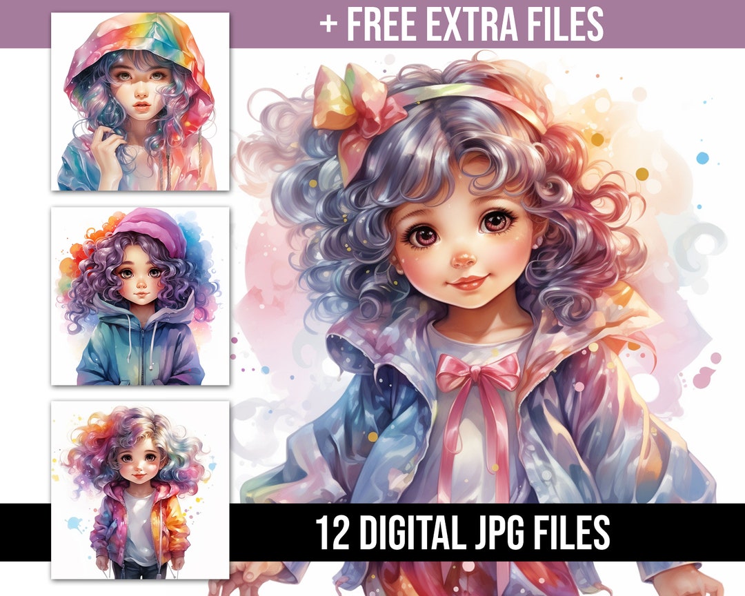 Girl Wall Art Kids Room Art Nursery Wall Decor Baby Girl Etsy