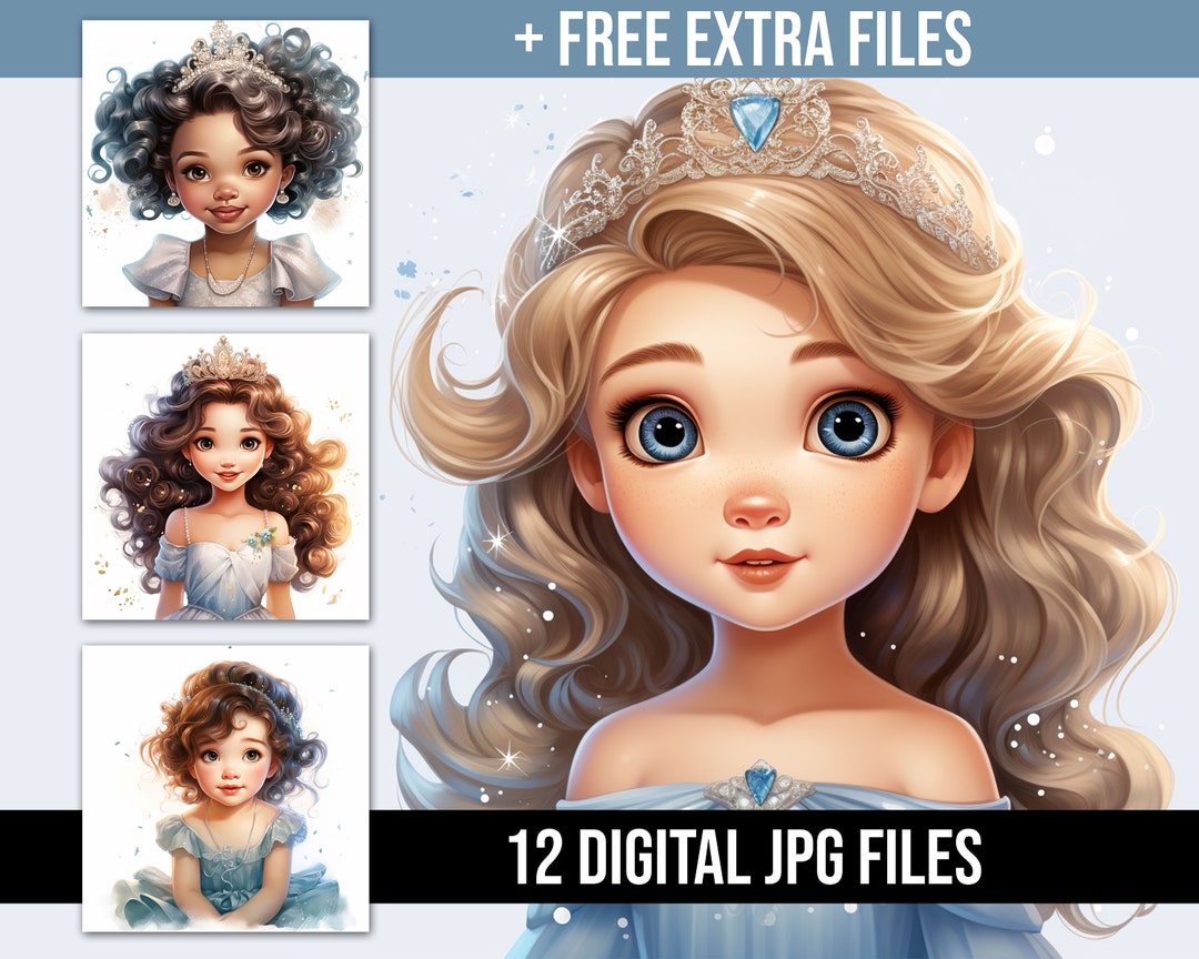 Princess Wall Art, Princess Baby Shower, Princess Wall Decor, Princess