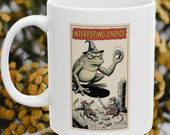 Interesting Choice DnD Mug – Funny Dungeon Master Coffee Cup, Tabletop RPG Mug, Dungeons and Dragons Gift