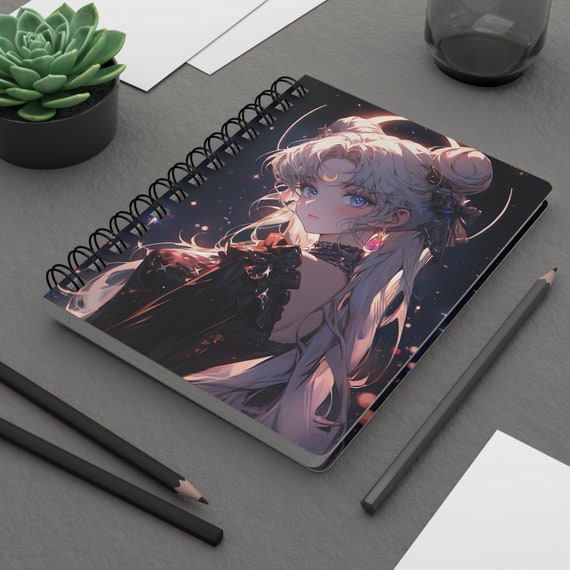 Japanese Notebook, Anime Notebook, Spiral Bound Journal, Aesthetic