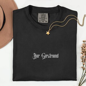 Comfort Colors® Shirt, Simple elegant Lesbian T Shirt, Funny Lesbian Top, Lesbian Shirt, Gay Shirt, Pride Month Gift for Her, Sapphic Shirt