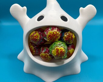 Wolverine candy bowl, Halloween decor, ghost bowl, 3D print, cute ghost, ghost bowl, spooky