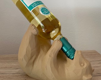 Bear Wine Bottle Holder Bottle Holder 3D Printing Decoration