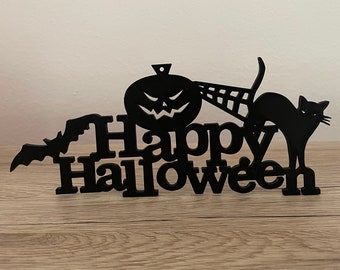 Happy Halloween, 3D Printing, Home Decor, Home, Halloween Decoration, Halloween Sign