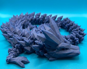 Movable Crystal Dragon - 60 cm 3D Print | Decoration