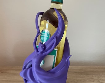 Wine bottle holder in ballerina look, bottle holder, 3D print, ballerina dancing, storage, gift idea, decoration