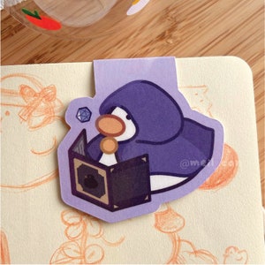 Duckgeon Master - Marcador magnético de pato - Lindo estacionario - Accesorios para libros - Clip de página - Amante de los libros - Animales - Protector de páginas
