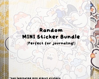 Mini Sticker Random Bundle!  - Duck Stickers, Journal Sticker, Deco Sticker