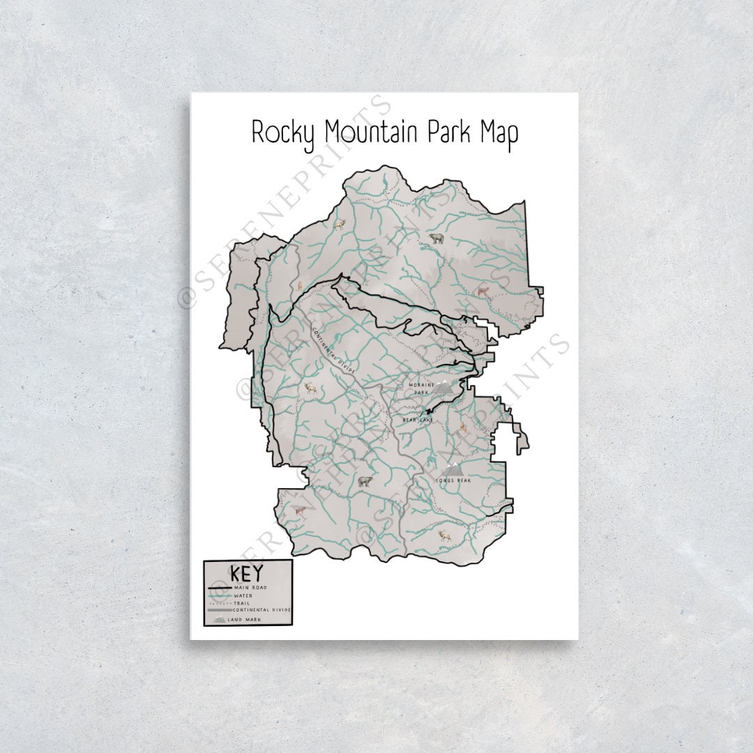 Printable Rocky Mountain National Park Activities for Kids - Etsy
