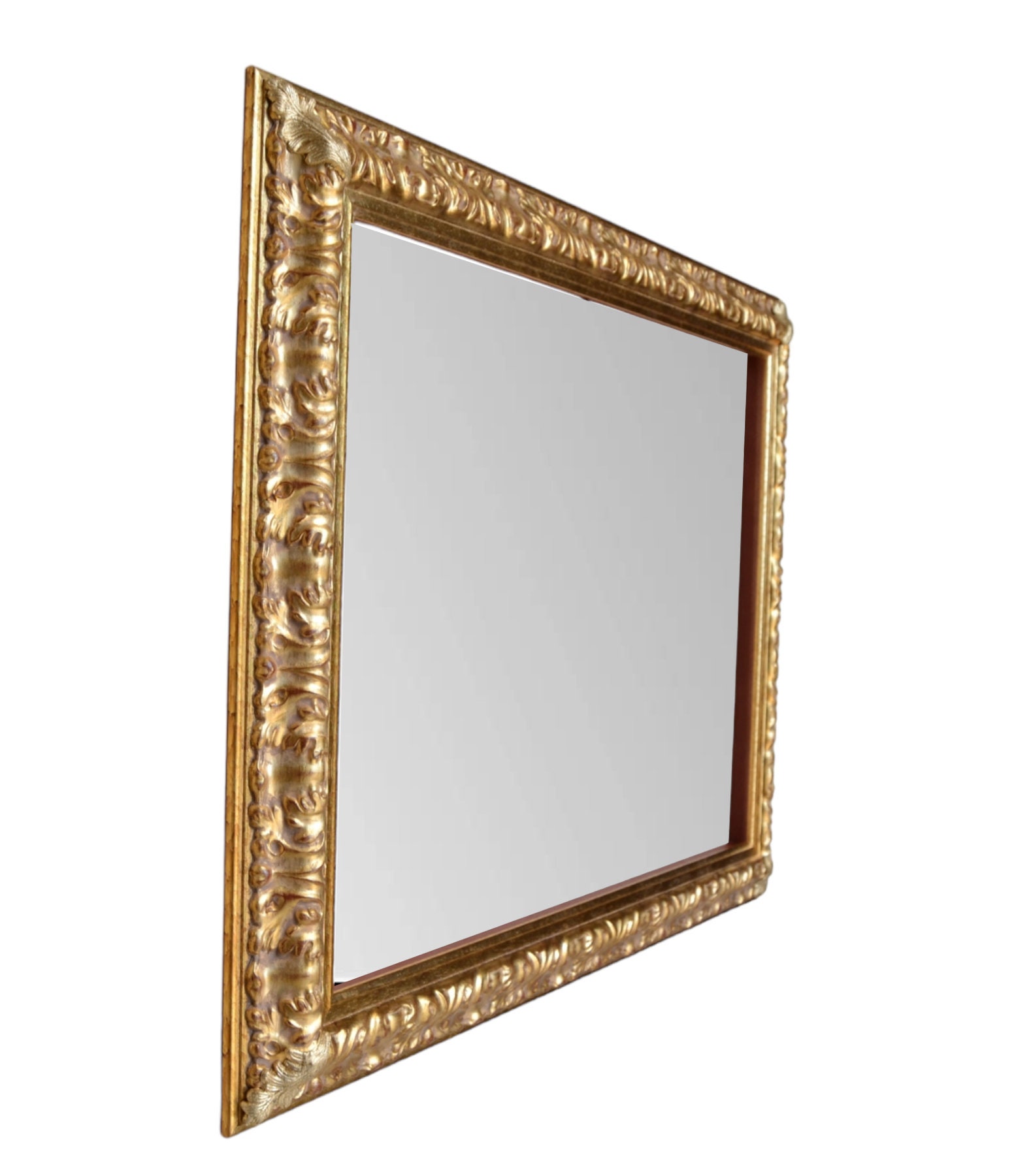 【アンティーク】装飾的なゴールドフレームの鏡 アンティーク】装飾的なゴールドフレームの鏡 Antique gold mirrors