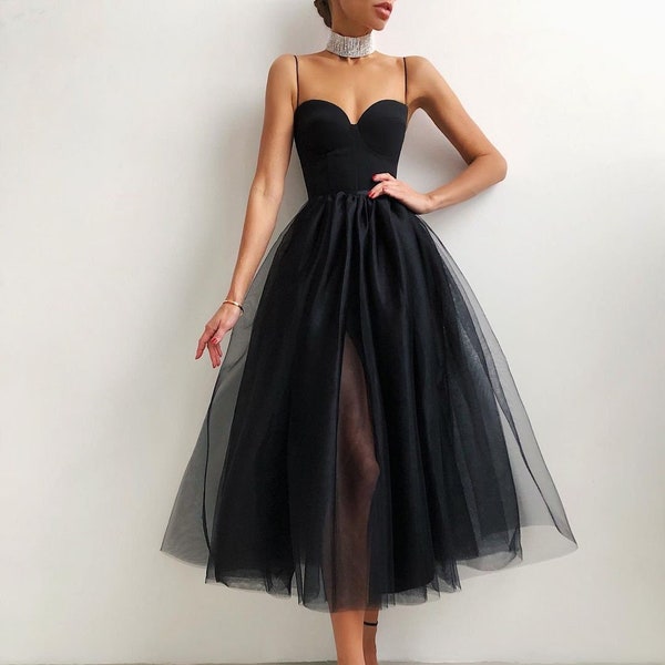 Tulle Cocktail Dress Etsy
