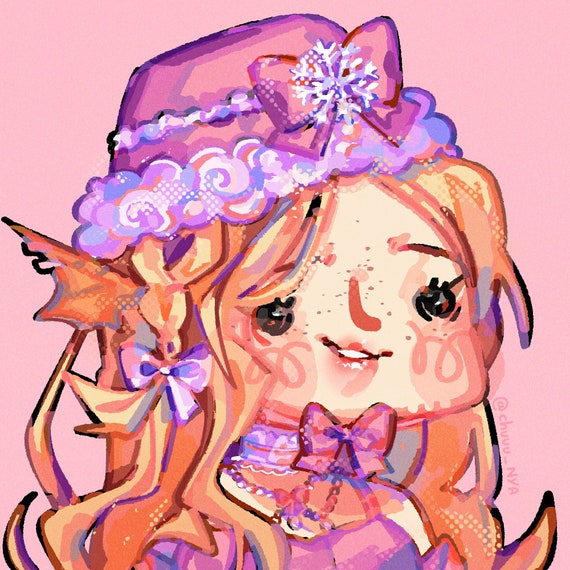 Custom Chibi Illustration: Portrait Anime Style (Digital Download) no background