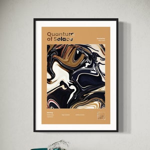James Bond: Quantum of Solace 2008 Inspired Movie Poster | Daniel Craig | Custom Spy Film Wall Art | Home Decor