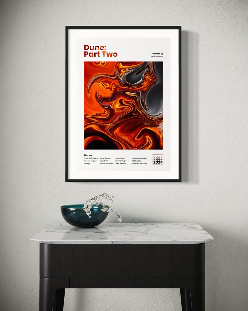 Dune Movie Posters Part One & Part Two A4 to A0 Sizes Museum-quality ...