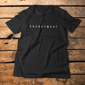 Pocketmeat Delight: Bob Mortimer Taskmaster Inspired Slogan T-Shirt - Wear Your Weirdness with Pride!
