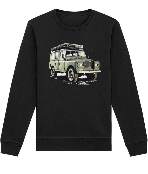 Vintage Land Rover Series 2 Sketch Sweatshirt Classic Car