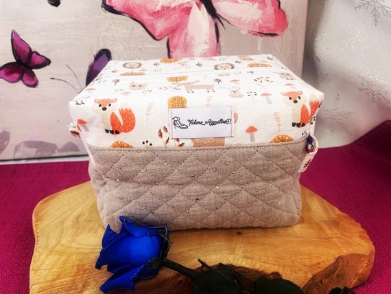 Quilted toiletry bag for baby or child