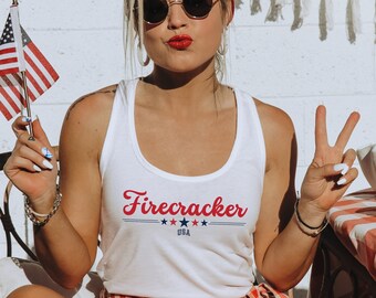 4th of July Shirt Women, Fourth of July Shirt Woman Funny Patriotic Tee July 4th Tank 4th of July Outfit Fireworks Memorial Day, Fireworks