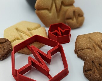 Cookie Cutter PulseChain Logo / Food Safe / Various Sizes / Antibacterial PLActive Copper