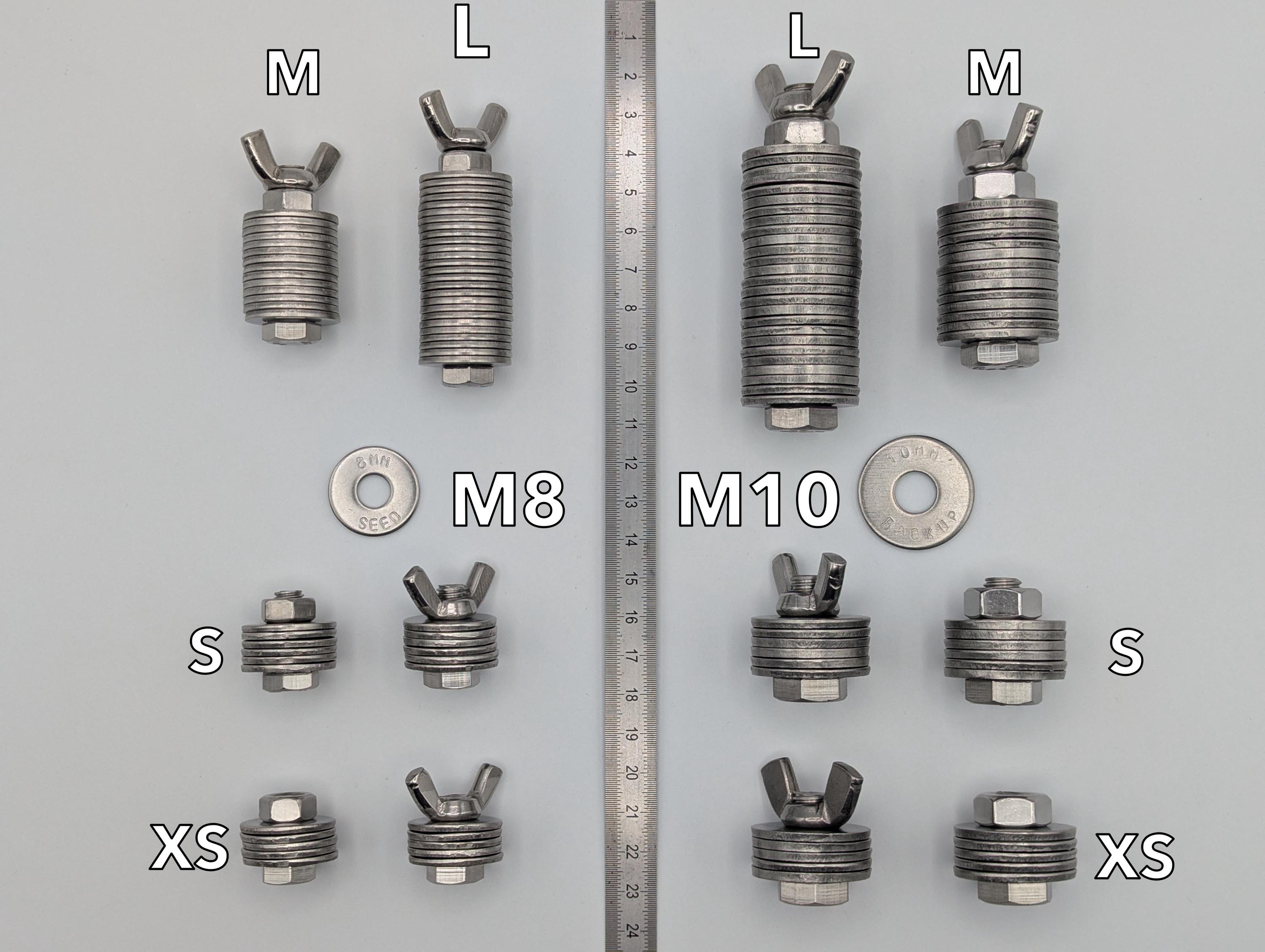 BITCOIN Crypto Seed Backup Jig for Steel Washers: M8 M10 / 18 & 24 Dial  Slots / Hexagonal Round Square / Customizable / Various Colors - Etsy  Denmark