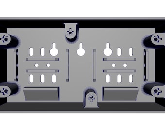 LED Matrix Enclosure Universal - 192mm × 96mm x 15mm/14mm/13mm 64x32 P3 (3mm pitch) DIY Time, Weather, Score, Stock, Crypto Display