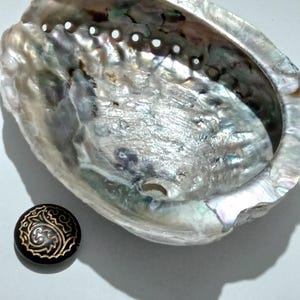 Abalone Shell,Large,Sage Smudging Shell,Huge Abalone 12cm x 10cm, Rester, Holder,Rest,Sea Shell,Beach Shell,Shell,Weddings,Gemstone Holder.