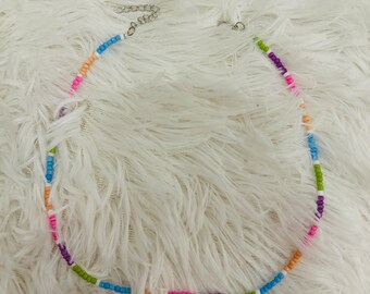 Rainbow day Prepp bead necklace