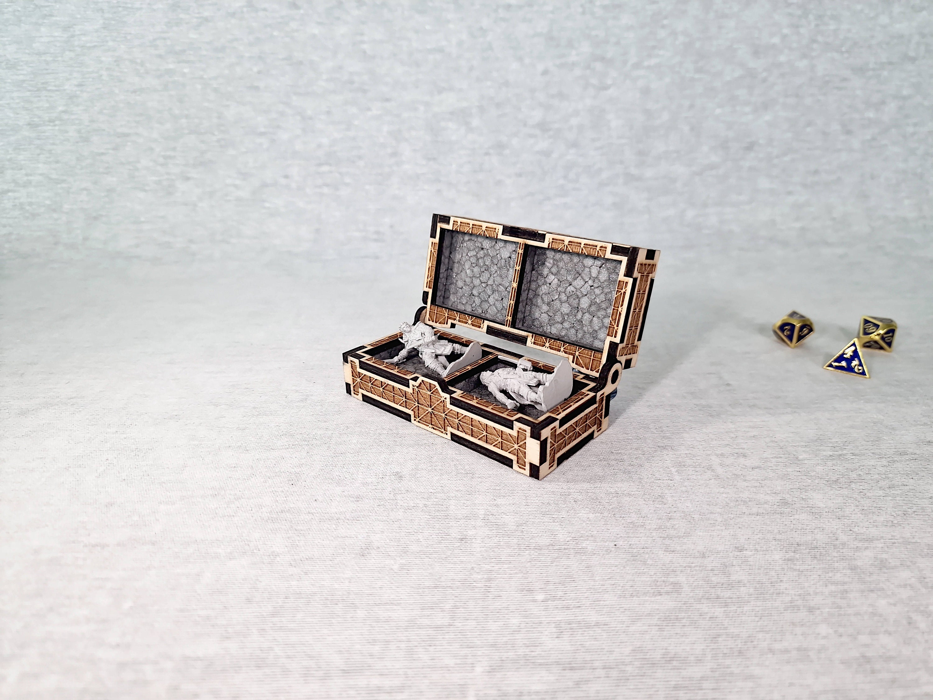 Random Dnd Mini Box Laser Cut Dnd Mini Box, RPG Figurine Storage (digital Product) - Etsy
