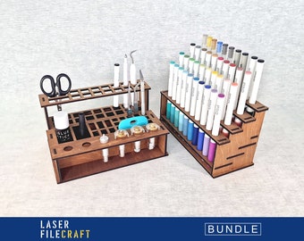 Cricut Tool Organizer and Pen Holder Laser Cut Files (Digital Product)