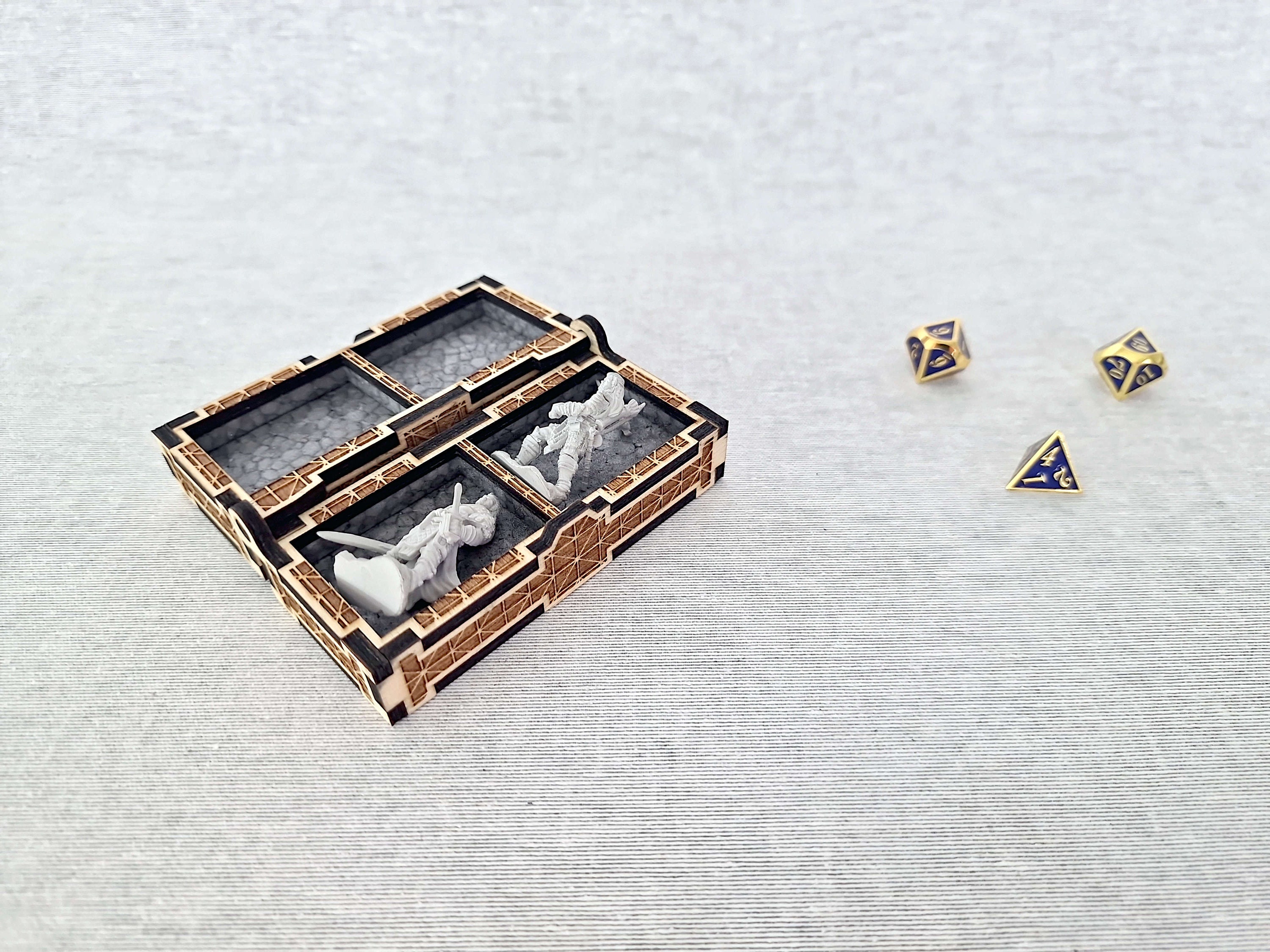 Random Dnd Mini Box Laser Cut Dnd Mini Box, RPG Figurine Storage (digital Product) - Etsy