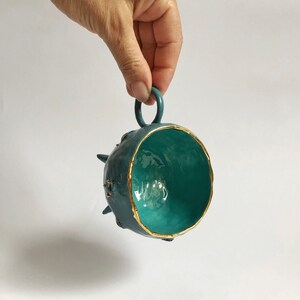 Eclectic decorative mug