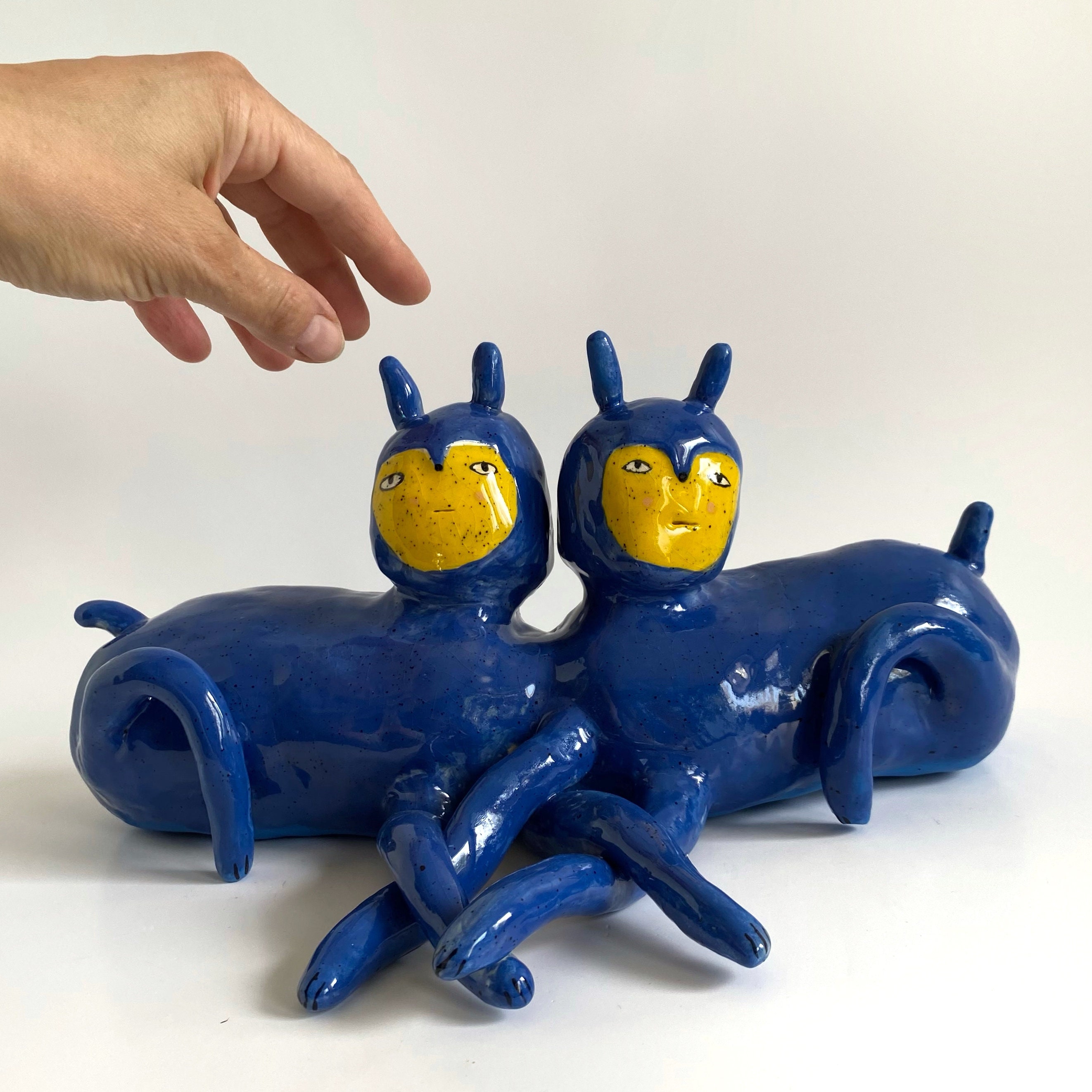 Photo inspiration: Large Ceramic Sculpture Fanciful Home Decor Modern Table Decor Photo Inspiration