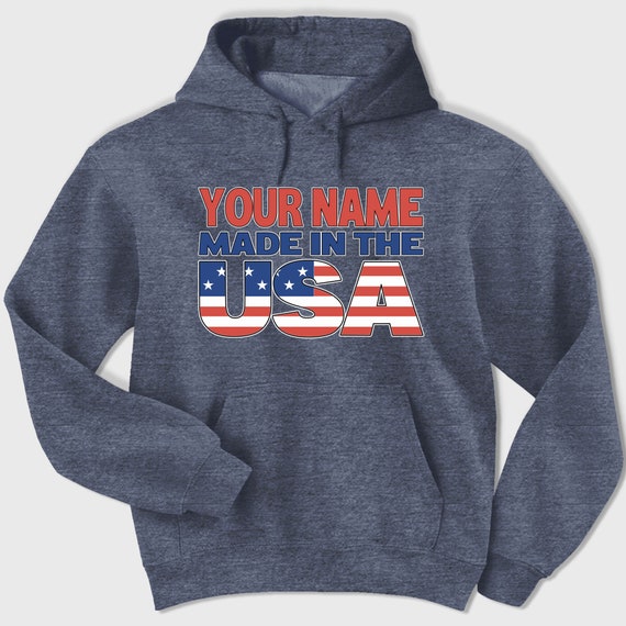 Custom USA Family Hoodie, Printed Hooded Sweatshirt, American Stars  Stripes, Gift for Patriot Family Reunion Party Celebration Holiday - Etsy