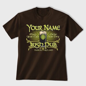 Dublin Irish Pub T-Shirt – Ireland Famous Bar Beer Vintage Tee For Men & Women – Super Soft Cotton